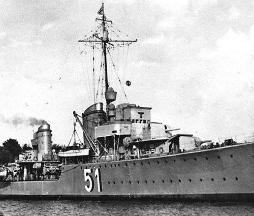 Z17 Diether von Roeder Destroyer