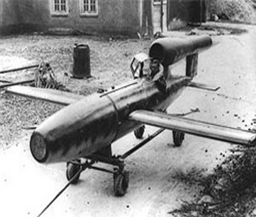 Fieseler Fi 103R (Reichenberg) Manned V 1 Flying bomb