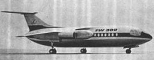 Focke-Wulf Fw 300 Airliner, transport, reconnaissance project