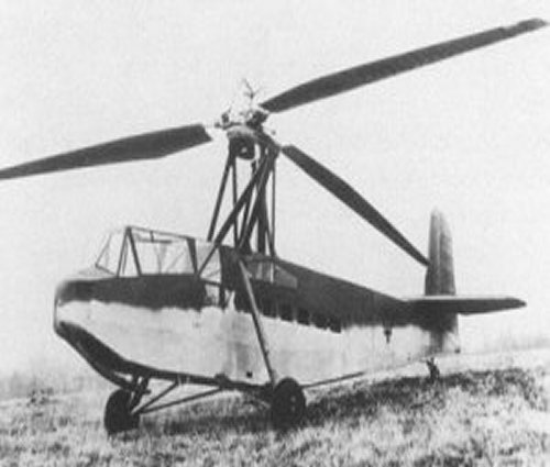 Focke Achgelis Fa 225 Prototype helicopter transport