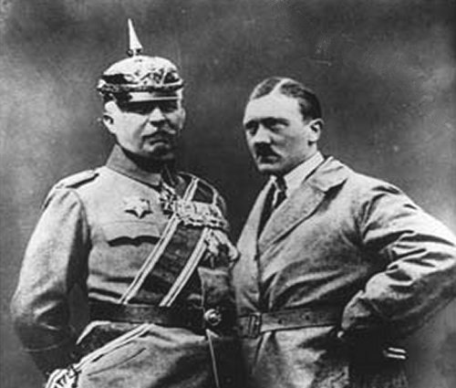Adolf Hitler and Erich von Ludendorff