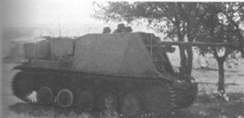 5 cm PaK 38  auf Fgst Panzer II (Sf) Marder II Sd.Kfz. 131