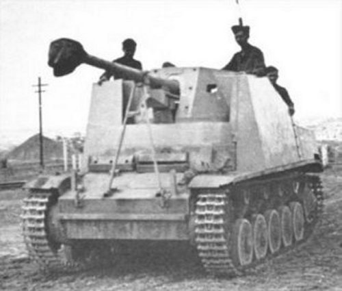 7.5 cm PaK 40/2 auf Fgst Panzer II (Sf) Marder II Sd.Kfz. 131