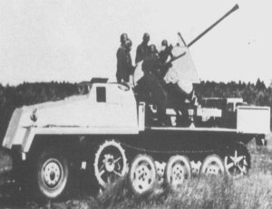 3.7 cm Flak 43 auf (Sf) Schwere Wehrmachtschlepper