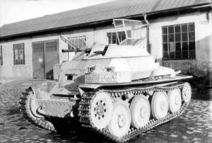 Aufklrer auf Fgst Panzer 38(t) mit 2 cm KwK 38