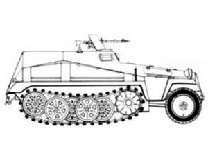 Sd.Kfz. 250 Alte leichte Schtzenpanzerwagen