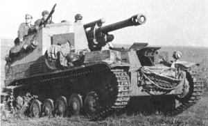 15 cm le.FH. 18/2 auf Fgst Panzer II (Sf) Wespe Sd.Kfz. 124