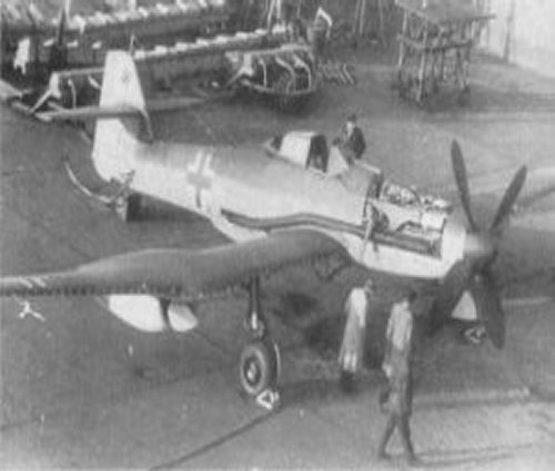 Blohm & Voss Bv 155 Prototype intercepter fighter formerly Me 155